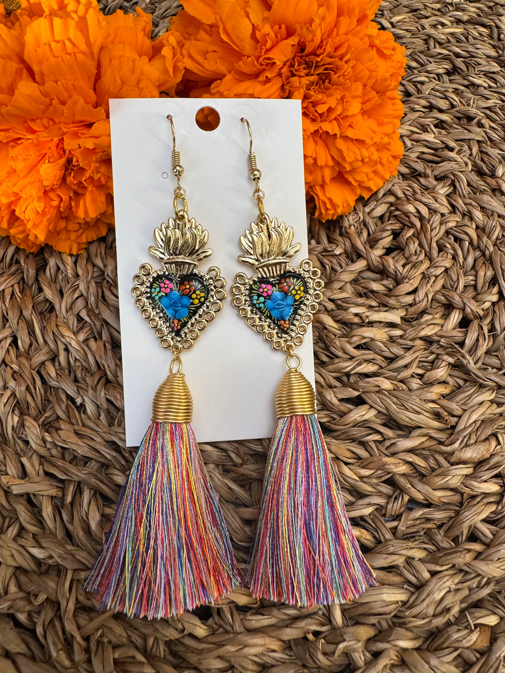 Corazón sagrado earrings