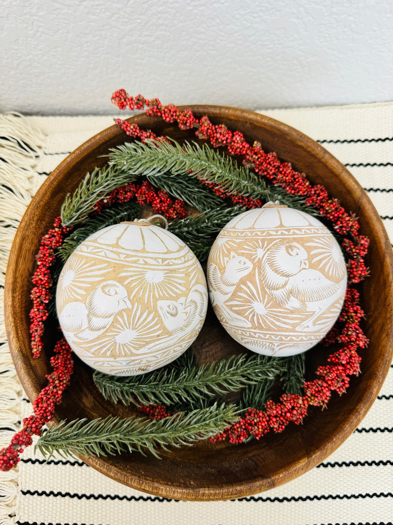 Jicara Christmas ornaments