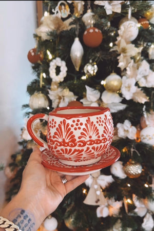 Talavera mug and plate set