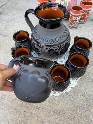 Jarra set ( 6 tazas )
