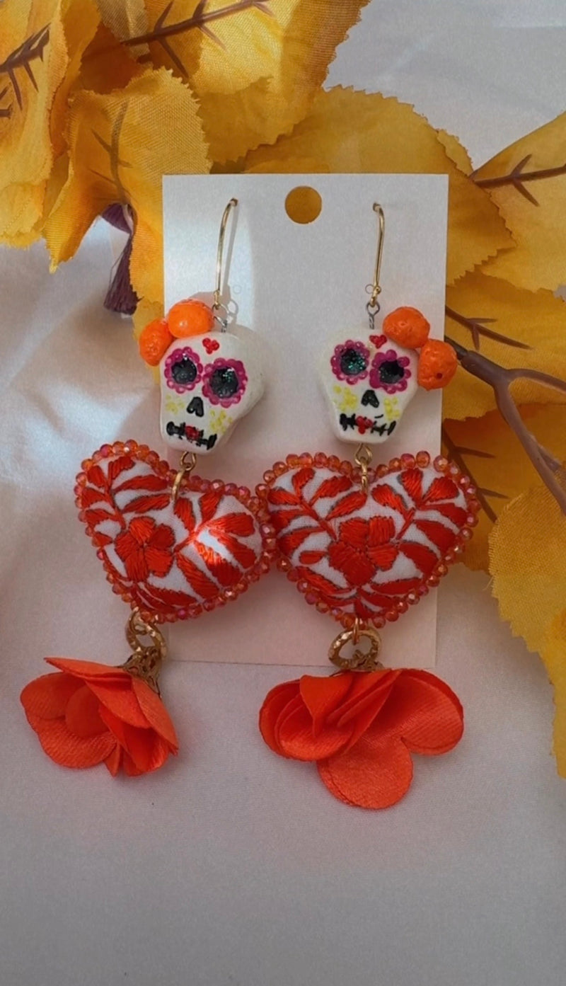 Día de muertos earrings