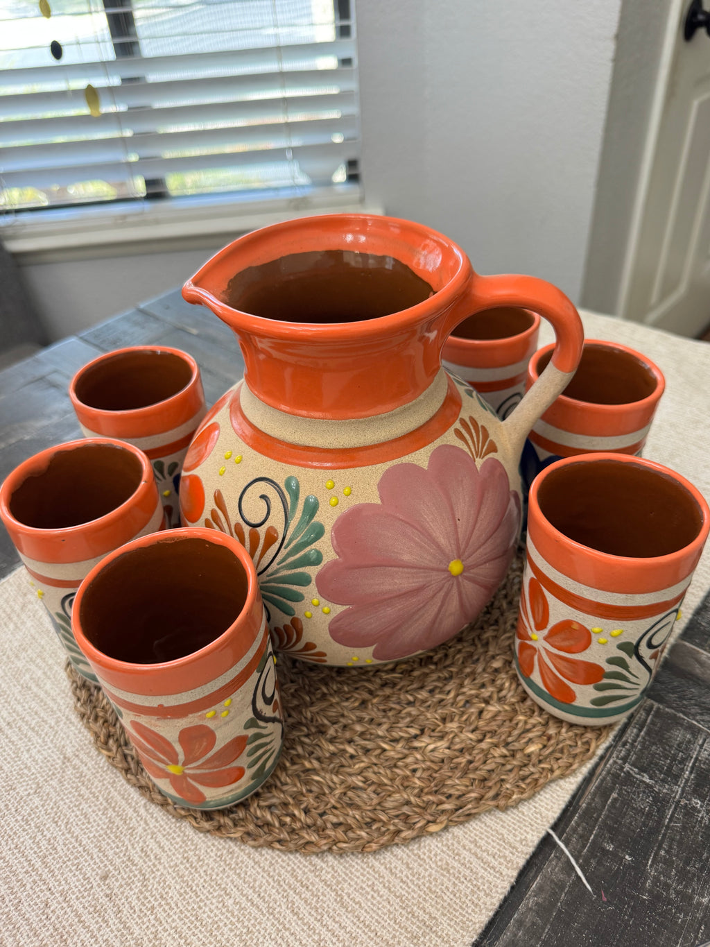Jarra set ( 6 tazas )