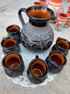 Jarra set ( 6 tazas )