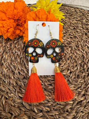 Día de muertos earrings