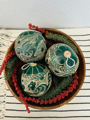 Jicara Christmas ornaments