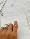 Silver ring size 7