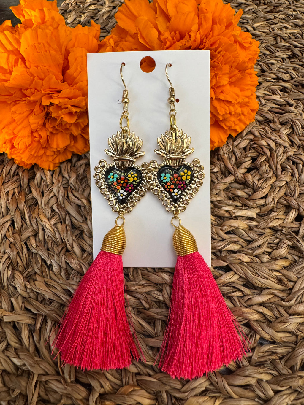 Corazon sagrado earrings