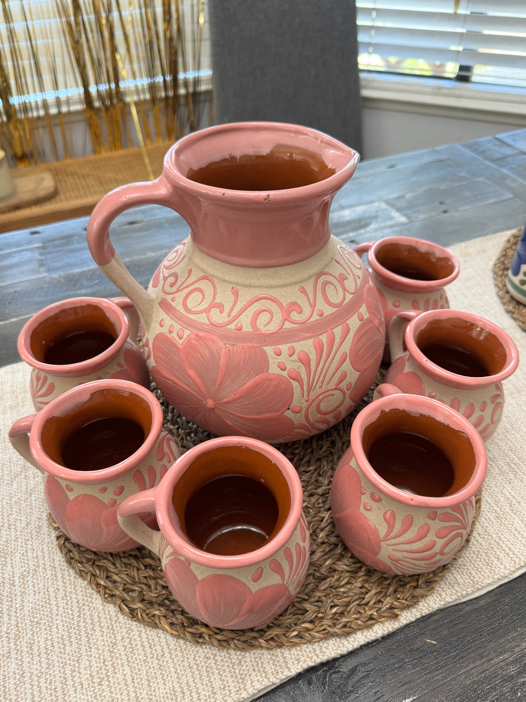 Jarra set ( 6 tazas )