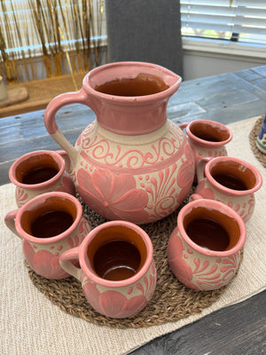 Jarra set ( 6 tazas )