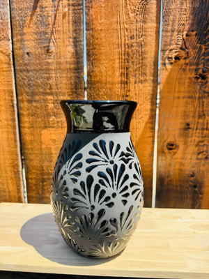 Black vase