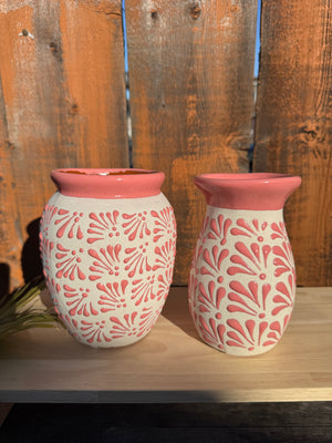 Pink vase