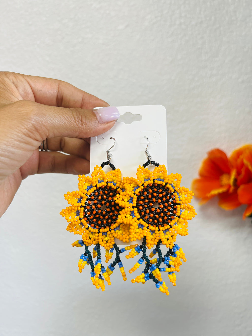 Aretes huichol