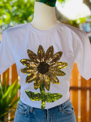 Sunflower sequence t-shirt (pre-order)