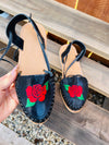 La rosa lace up ( black )