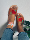 La Rosa sandals ( brown )