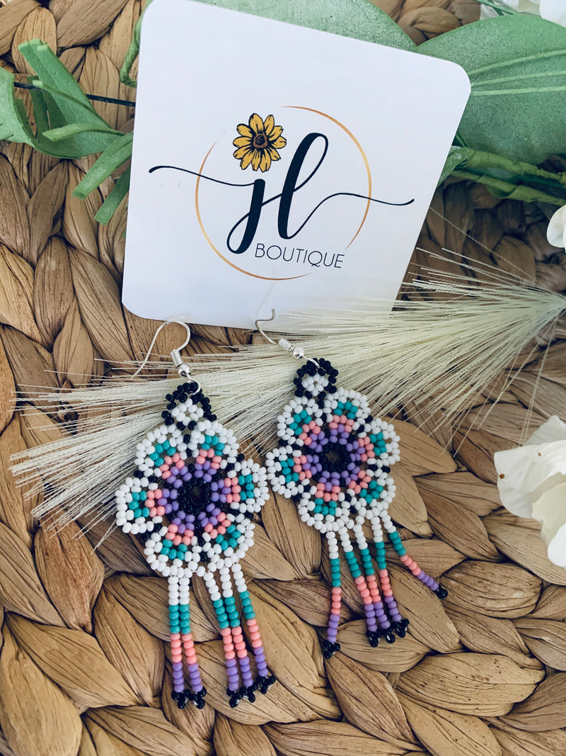 Huichol earrings