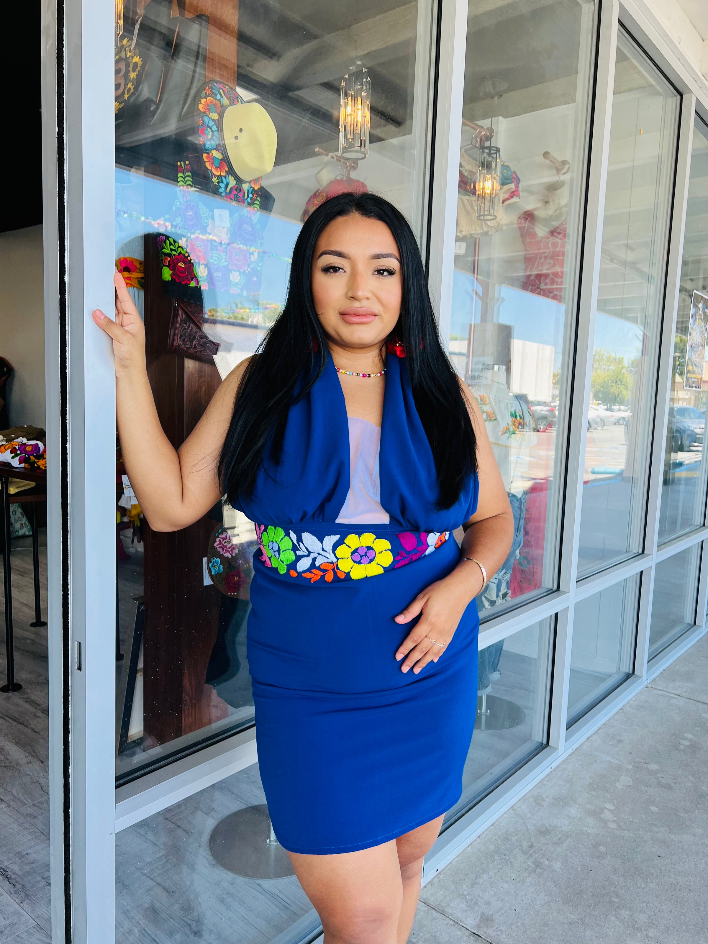 Plus size fiesta sales dress