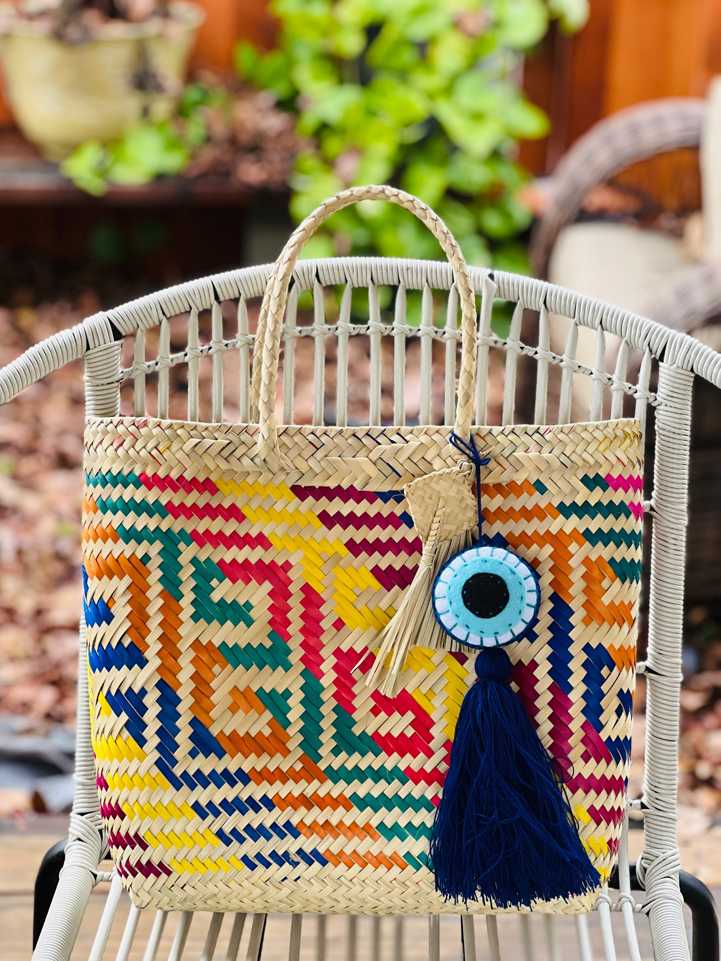 Bolsas de palma bordadas hotsell